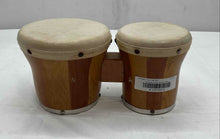 Load image into Gallery viewer, Antique Brown Wooden Open Bottom Afro Cuban Percussion Instrument Bongos Drums
