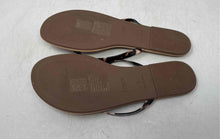 Load image into Gallery viewer, J.Crew Womens Beige Black Open Toe Slip-On Flat Flip Flop Sandals Size 7
