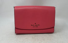 Load image into Gallery viewer, Kate Spade New York Womens Carson Pink Leather Chain Strap Flap Shoulder Purse
