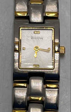 Load image into Gallery viewer, Authentic Bulova Women's Silver-Tone Gold-Tone Watch

