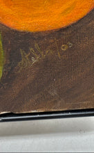 Load image into Gallery viewer, Still Life Oil Painting Represents Fruits And A Ceramic Jug On Canvas Signed

