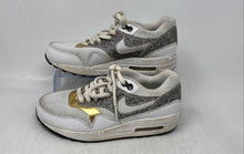 Load image into Gallery viewer, Nike Womens Air Max 1 SE White Gold Tone Low Top Lace-Up Sneaker Shoes Size 5.5

