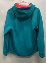 Load image into Gallery viewer, Swiss Tech Womens Green Orange Long Sleeve Pockets Full-Zip Jacket Size L/G
