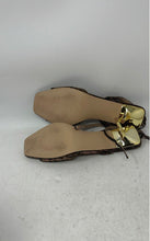 Load image into Gallery viewer, Steve Madden Womens Meshee Brown Black Animal Print Ankle Strap Sandals Sz 9.5M
