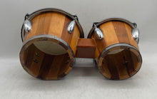 Load image into Gallery viewer, Cort By Royce Brown Natural Wood Beginner Percussion Instrument Bongo Drum Set
