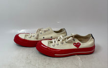 Load image into Gallery viewer, Converse Unisex Chuck 70 Low Beige Red Heart Print Sneaker Shoes Size M5 W7
