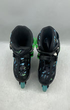 Load image into Gallery viewer, Roller Derby Kids Sprinter Black Blue Adjustable Quad Inline Skate Size 3-6
