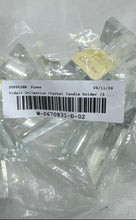 Load image into Gallery viewer, Lot Of 3 Pcs Vidali Collection Home Decor Clear Glass Crystal Candle Holder

