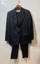 Load image into Gallery viewer, Zara Mens Black Pinstripe Two-Button Blazer And Pants 2-Pieces Suit Set Sz 40/32
