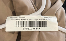 Load image into Gallery viewer, Lululemon Womens Dark Taupe Spaghetti Strap Pullover Camisole Blouse Top Size L
