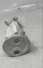 Load image into Gallery viewer, Wellington Collection Girl With Cat And Flower Porcelain Figurine Collectible
