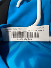 Load image into Gallery viewer, Calvin Klein Womens Blue Black Colorblock Back Zip Sheath Dress Size 8
