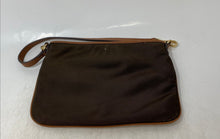 Load image into Gallery viewer, Michael Kors Womens Brown Outer Pocket Card Holder Zipper Wristlet Wallet
