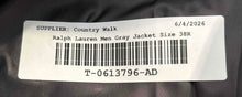 Load image into Gallery viewer, Lauren Ralph Lauren Mens Gray Long Sleeve Notch Lapel Two-Button Blazer Size 38R
