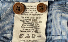 Load image into Gallery viewer, Levi's Mens Blue Printed Cotton Long Sleeve Pockets Button-Up Shirt Size XL

