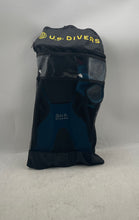 Load image into Gallery viewer, U.S. Divers Blue Black Water Sports Fins &amp; Snorkel Set Size L/XL With Bag

