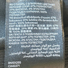 Load image into Gallery viewer, H&amp;M Womens Black Flat Front Slash Pockets Straight Leg Ankle Pants Size 10
