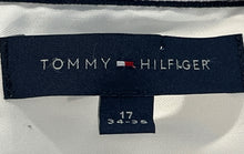 Load image into Gallery viewer, Tommy Hilfiger Mens White Long Sleeve Pockets Collared Dress Shirt Size 17 34-35

