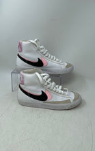 Load image into Gallery viewer, Nike Kids Blazer Mid '77 SE DD1847-101 White Black Pink Sneaker Shoes Size 5.5Y
