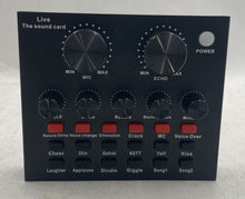 Load image into Gallery viewer, Live The Sound Card Audio Mixer Voice Effects Untested No Cables
