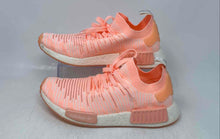 Load image into Gallery viewer, Adidas Womens NMD R1 STLT Primeknit AQ1119 Orange White Sneaker Shoes Size 6.5
