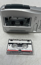 Load image into Gallery viewer, Memorex Silver Model MB2186A Handheld Micro Cassette Recorder Not Tested

