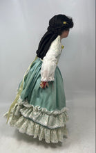 Load image into Gallery viewer, VTG Bobbie And Bill Schlegel Of Rainbows &amp; Things Green White Dress Doll w/Tag
