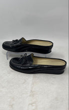 Load image into Gallery viewer, Cole Haan Womens Black Leather Round Toe Bow Slip-On Loafers Shoes Size 8B
