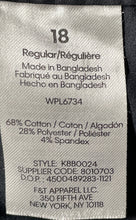 Load image into Gallery viewer, Calvin Klein Mens Black Slim Fit Stretch Long Sleeve Collared Dress Shirt Sz 18
