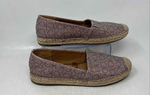 Load image into Gallery viewer, Calvin Klein Womens Popular Beige Brown Monogram Slip-On Ballet Flats Size 10 M
