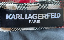 Load image into Gallery viewer, Karl Lagerfeld Womens Multicolor Plaid Flat Front Straight &amp; Pencil Skirt Size 8
