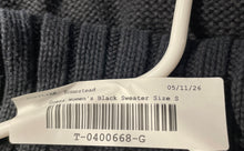 Load image into Gallery viewer, Guess Womens Black White Cotton Long Sleeve Button Front Cardigan Sweater Size S
