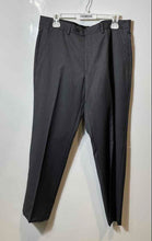 Load image into Gallery viewer, Alfani Mens Gray Wool Flat Front Slash Pocket Straight Leg Dress Pants Sz 34x30

