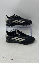 Load image into Gallery viewer, Adidas Boys Goletto IX IH0101 Black White Lace-Up Soccer Cleats Size 3.5
