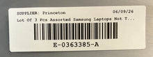 Load image into Gallery viewer, Lot Of 3 Pcs Assorted Samsung Silver Black Windows Laptops Not Tested For Parts
