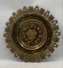 Load image into Gallery viewer, Decorative Embossed Religious Emblems Heraldic Motifs Buddhism Plate
