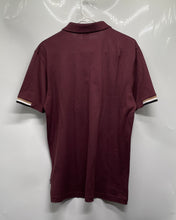 Load image into Gallery viewer, Hugo Boss Mens Wine Short Sleeve Spread Collar Mercerised Polo Shirt Size M
