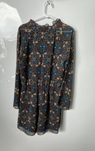 Load image into Gallery viewer, BCBGeneration Womens Green Paisley Long Sleeve Ruffle One-Piece Romper Size M
