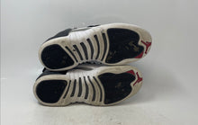Load image into Gallery viewer, Nike Kids Air Jordan 12 153265-001 Black &amp; White Leather Sneaker Shoes Size 5.5Y
