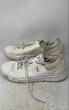 Load image into Gallery viewer, On Mens The Roger Advantage White Leather Low Top Lace-Up Running Shoes Size 12
