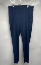 Load image into Gallery viewer, Calvin Klein Mens Blue Flat Front Slash Pockets X Slim Fit Dress Pants Sz 36x32
