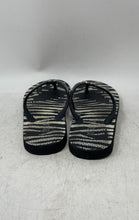 Load image into Gallery viewer, Michael Kors Womens Black White Zebra Print Slip-on Flip-Flop Sandals Size 6
