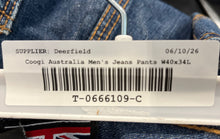 Load image into Gallery viewer, Coogi Australia Mens Blue Cotton Denim Light Wash Straight Leg Jeans W40xL34
