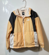 Load image into Gallery viewer, The North Face Womens Peach Black Hydrenaline Hooded Windbreaker Jacket Size L
