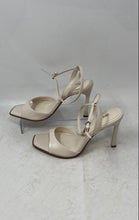 Load image into Gallery viewer, Zara Womens White Open Toe Stiletto Heel Ankle Strap Sandals Size EUR 37
