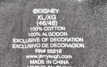 Load image into Gallery viewer, Disney Mens Black Short Sleeve Crew Neck Pullover T-Shirt Size XL
