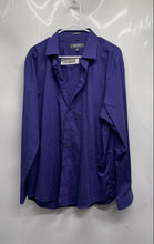 Load image into Gallery viewer, Kenneth Cole Reaction Mens Purple Spread Collar Long Sleeve Dress Shirt Size XL
