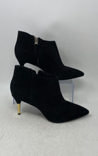 Load image into Gallery viewer, Brian Atwood Womens Black Suede Side Zip Stiletto Heel Ankle Booties Size 9.5
