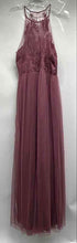 Load image into Gallery viewer, David's Bridal Womens Dusty Purple Sleeveless Bridesmaid Dress Size 18
