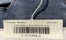 Load image into Gallery viewer, Guess Womens Blue Denim Dark Wash Pockets Regular Fit Skinny Jeans No Size
